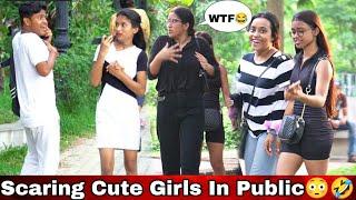 SCARING CUTE GIRLS PRANK | EPIC REACTION  | Mithun Chaudhary |