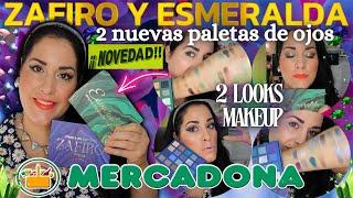 NOVEDADES MERCADONAPALETAS ESMERALDAY ZAFIRO+2 LOOKS Y SORTEO DE ELLAS