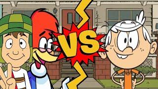 M.U.G.E.N Battles | Chavo/Woody Woodpecker vs Lincoln Loud