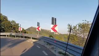 The Best driver with oldtimer camper on the Transapuseana road , Romania landscape @retrotravel73