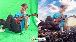 Blender 2.8 VFX Tutorial | Green Screen