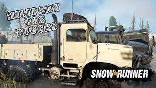 SnowRunner Military Box Trucks