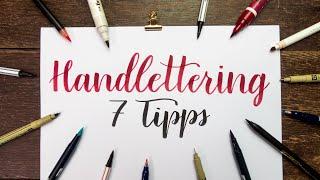 7 Handlettering Tipps für Anfänger | deutsch