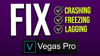 How To Fix 99% of Sony Vegas Crashes & Freezes! (Fix Sony Vegas Tutorial)