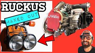 Honda Ruckus MAX PERFORMANCE!  (Stock engine) PART 1