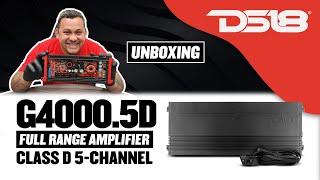 DS18 G4000.5D Full-Range Class D 5-Channel Amplifier