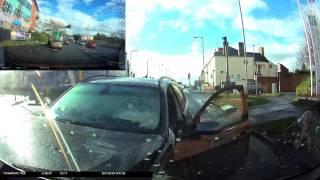 Rear End Collision Write Off.  Dashcam Footage