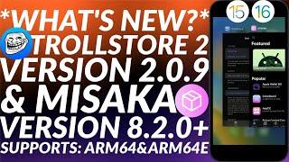 [UPDATE] Trollstore 2.0.9+ & Misaka 8.2.0+ What's New? | Trollstore 2 iOS 16.7 RC Added & More