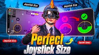 Bgmi Best Joystick Size And Position | Joystick Stuck Problem | joystick settings And sensitivity ||