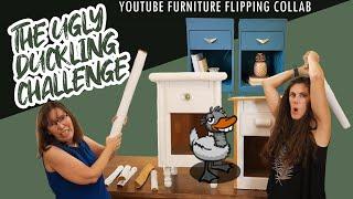 Ugly Duckling Furniture Flip // Nasty Nightstands Saved From Landfill / Youtube Challenge