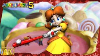 All Minigames | Mario Party 5 ⁴ᴷ (Daisy gameplay)