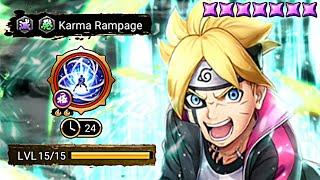 Karma Boruto EX Level 15 Solo AM Gameplay【NxB】