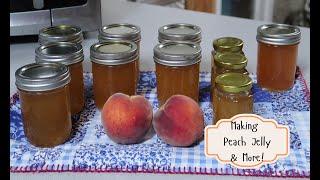 Summer Peach Extravaganza: Cooking Up Peach Jelly, Cobbler, And Syrup On The Homestead!