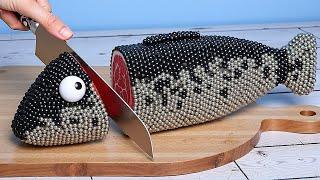 Best of Magnetic Balls Food Compilation | Salmon Fish Stop Motion Cooking