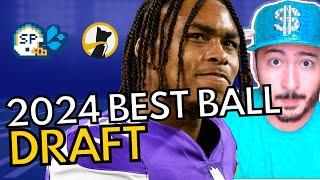 To Push QB Or Not To Push QB? | 2024 Best Ball Draft #126