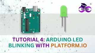 Arduino LED Blinking code with Platform IO | Real-world example #4