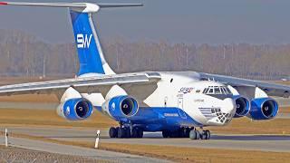 4 ENGINE AIRCRAFT HIGHLIGHTS Rare & Special Aircraft IL-76, C-5M, AN124, A340, A380, B747, A400M