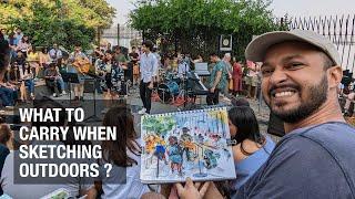 Indian Artist's Line and Wash URBAN SKETCHING  Kit