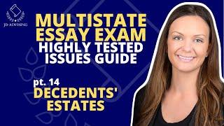 MEE HIGHLY TESTED ISSUES GUIDE Part 14 - DECEDENTS' ESTATES (WILLS)