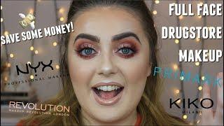 FULL FACE DRUGSTORE MAKEUP | Ashley Elizabeth Makeup