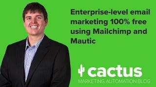 Free professional email marketing using Mautic and Mailchimp