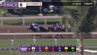 Don’t Bring Crazy wins Race 6 on Thursday, November 2 at Santa Anita Park