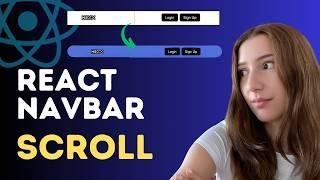 React Tutorial - How to Update Navbar Styles on Scroll