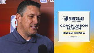 Coach Jason March on Grizzlies vs. Magic