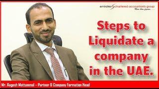Company Liquidation in the UAE | Mr. Ragesh, Partner & Company Formation Head