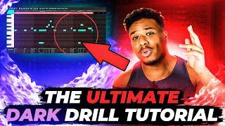The ULTIMATE DARK  UK / NY Drill Beat Tutorial *step by step* | FL Studio 21