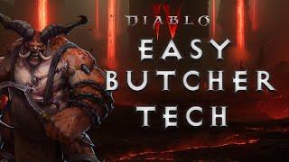Learn this BUTCHER TECH NOW Kill the Butcher D4 | Diablo 4 Necromancer