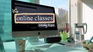 study tips for online school  