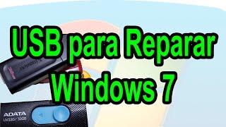 MEMORIA USB de ARRANQUE de WINDOWS 7 / REPARA tu computadora TU MISMO