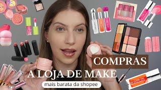 COMPRINHAS DE MAKE BARATINHA DA SHOPEE  | Choice official shop