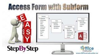 Access  Form With a Subform and Calculated Fields