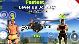 Fastest Level Up Journey | C4 Raid | Oxide: Survival Island Episode 2