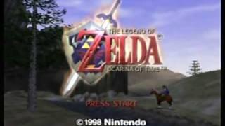 Legend of Zelda Ocarina of Time: Title Screen