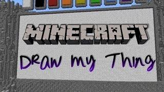 Minecraft PC: Draw My thing With SidGames