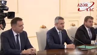 President Ilham Aliyev, Prime Minister of Slovakia Peter Pellegrini held expanded meeting