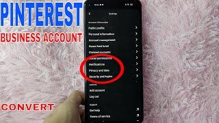  How To Convert To Business Account On Pinterest 