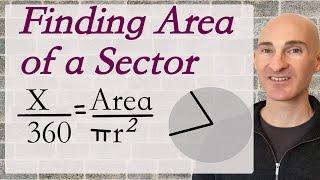 Area of a Sector of a Circle (Using Proportions)