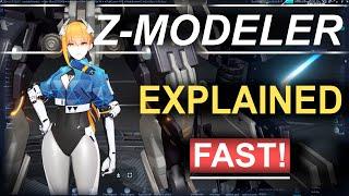 ZBrush - Introduction to ZModeler (In 3 Minutes!!)
