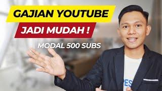 Mau Gajian YouTube Modal 500 SUBS & 3000 Jam Tayang - Gini Caranya !