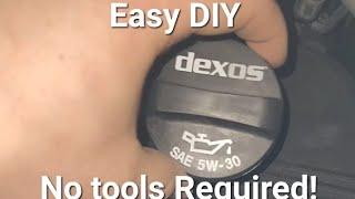 Easy DIY work for replacing oil filler cap on a Chevrolet Equinox and GMC terrain