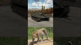 Countries Naming Their Tanks: #warthunder