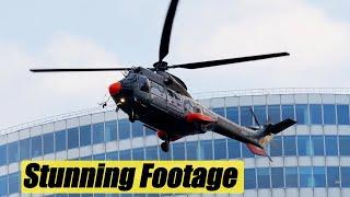 Stunning Footage of a SuperPuma Helicopter from SAF Helicopters