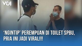 Ngintip Perempuan di Toilet SPBU, Pria ini Jadi Viral