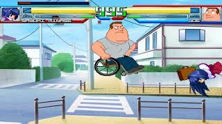 NICK54222 MUGEN: Nayuki Minase (me) VS Joe Swanson