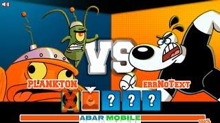 nickelodeon Super Brawl 2 Tournament Mode Plankton vs Bad Fighters Gameplay 2022