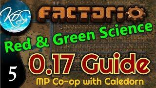 Factorio Guide 0.17 Ep 5: RED & GREEN SCIENCE -  MP w/ Caledorn!